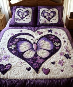 A Love That Blooms 3-Piece Quilted Bedding Set NCU0PT2993