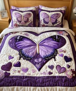 A Love That Takes Flight 3-Piece Quilted Bedding Set NCU0PT2994