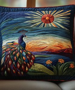A Plumed Path Through Paradise Quilted Pillow Case NCU0PT6338