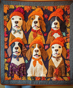 Adorable Beagle Quilted Blanket NCU0VL491