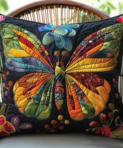 Adorable Butterfly Quilted Pillow Case NCU0VL103