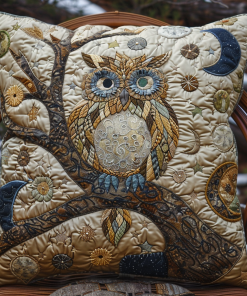 Adorable Owl Quilted Pillow Case NCU0VL152