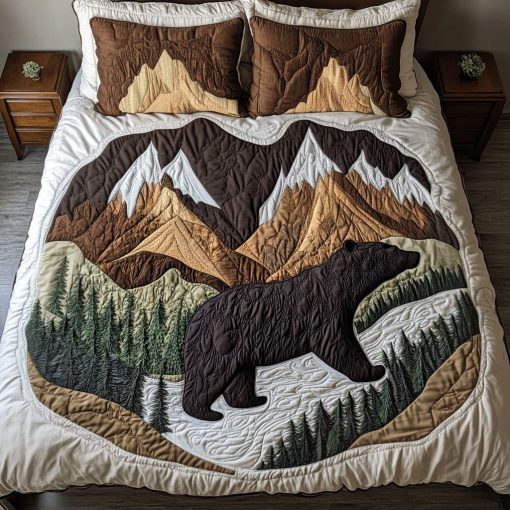 alpine bear stroll 3 piece quilted bedding set ncu0nt3059 omgyz.jpg