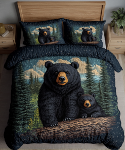 rustic bear 3 piece quilted bedding set ncu0vh3109 tfjnu.png