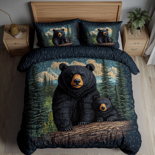 rustic bear 3 piece quilted bedding set ncu0vh3109 tfjnu.png