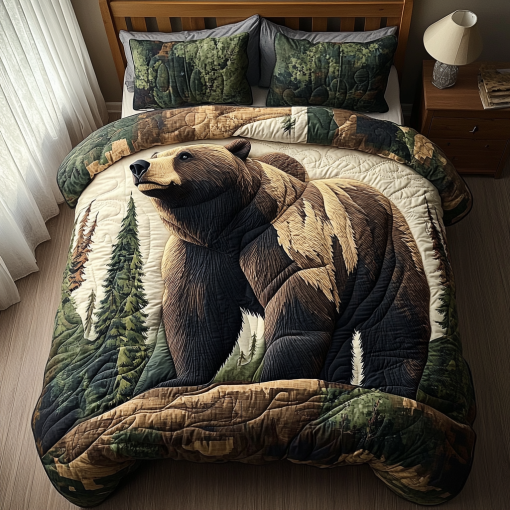 rustic tracks 3 piece quilted bedding set ncu0dv2470 tnotf.png