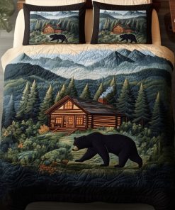 smoky bear retreat 3 piece quilted bedding set ncu0pt6758 thcun.jpg