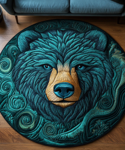 wild bear spirit quilted round mat ncu0dk1097 0n917.png