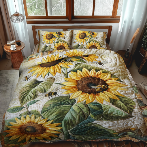 bee flower serenade 3 piece quilted bedding set ncu0nt003 mvwnj.png