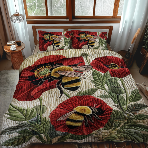 bee kised blooms 3 piece quilted bedding set ncu0nt005 opo2t.png
