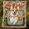 bright blooms and corgi smiles quilted blanket ncu0dk1562 cskfk.png