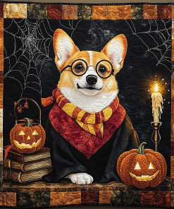 corgi bewitching tale quilted blanket ncu0th1745 ssi4z.png