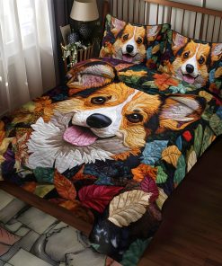 corgi charm 3 piece quilted bedding set ncu0pt831 9ykbg.jpg