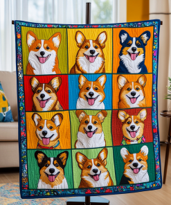 corgi charm quilted blanket ncu0vh166 jxyph.png