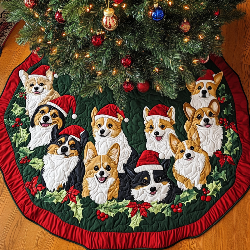 corgi claus christmas quilted tree skirt ncu0vh196 nd1no.png