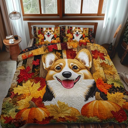 corgi companion delight 3 piece quilted bedding set ncu0pt834 xodt3.jpg