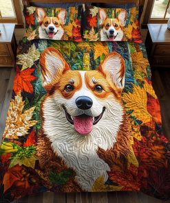 corgi cuddle haven 3 piece quilted bedding set ncu0pt835 a6740.jpg