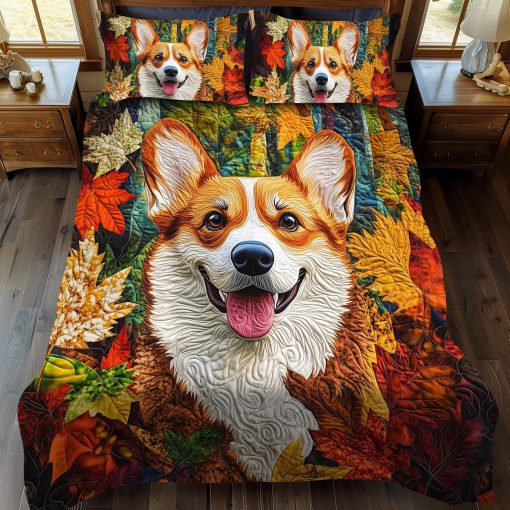 corgi cuddle haven 3 piece quilted bedding set ncu0pt835 a6740.jpg