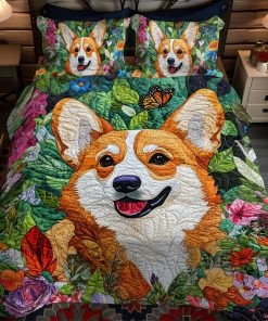 corgi dreams 3 piece quilted bedding set ncu0pt836 g3ket.jpg