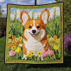 corgi flowered path quilted blanket ncu0dk1566 vyuc9.png