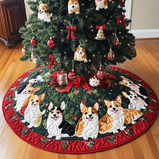 corgi holiday quilted christmas tree skirt ncu0th1973 m1zei.png