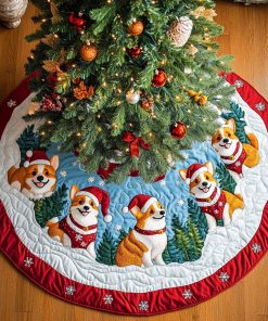 corgi joy christmas quilted tree skirt ncu0nt1857 bab2l.jpg