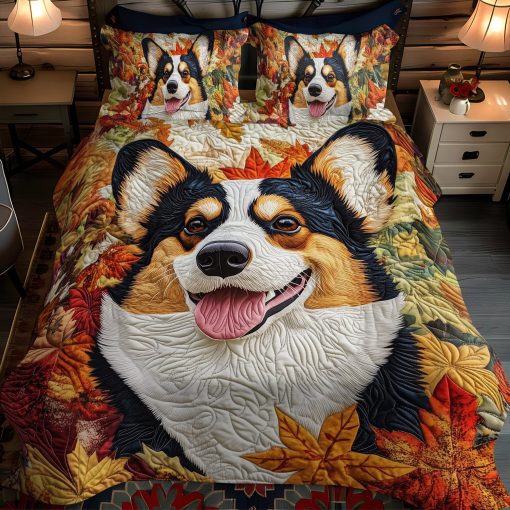 corgi love 3 piece quilted bedding set ncu0pt838 ptqsy.jpg