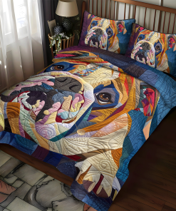cozy bulldog 3 piece quilted bedding set ncu0dv1677 ocd1j.png
