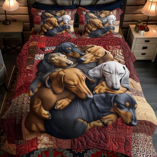 dachshund delight 3 piece quilted bedding set ncu0pt2898 ogg0k.jpg