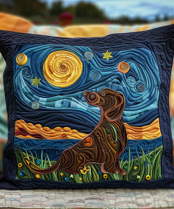 dachshund stargazing quilted pillow case ncu0th249 tsukm.png