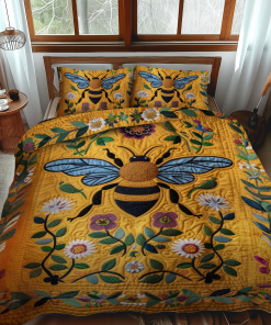golden bumblebee art 3 piece quilted bedding set ncu0nt002 rrqq3.png