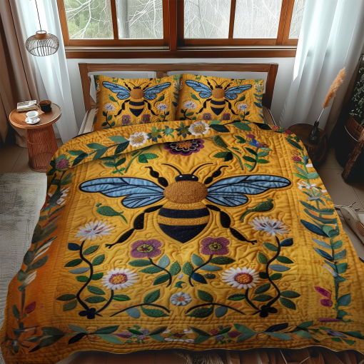 golden bumblebee art 3 piece quilted bedding set ncu0nt002 rrqq3.png