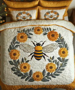 honeybee floral 3 piece quilted bedding set ncu0vh5324 s2zqt.png