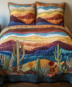prickly paradise 3 piece quilted bedding set ncu0vh3721 h0pom.png