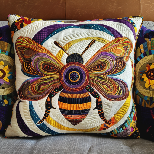 rainbow bee quilted pillow case ncu0nt007 okddh.png