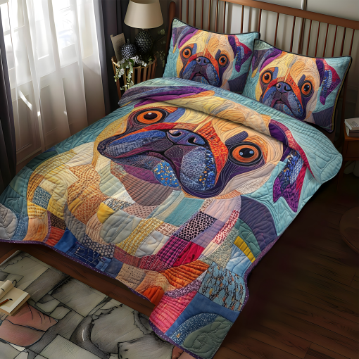 squishy pug love 3 piece quilted bedding set ncu0dk1554 pwqqy.png
