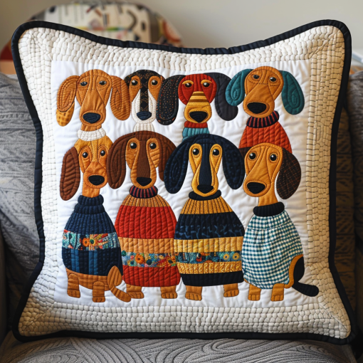 sweater dachshunds quilted pillow case ncu0th252 t8grr.png