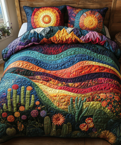 vibrant cactus village 3 piece quilted bedding set ncu0dv4054 hp0il.png