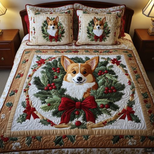 wreath delight 3 piece quilted bedding set ncu0nt2051 rnezx.jpg